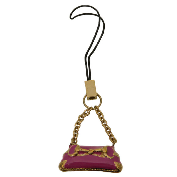Gucci Bag Motif Strap Charm Keychain Pink - Picture 2 of 12